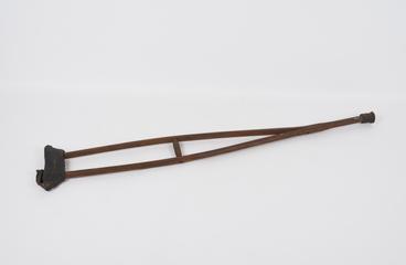 Pair of wooden crutches, 1901-1920