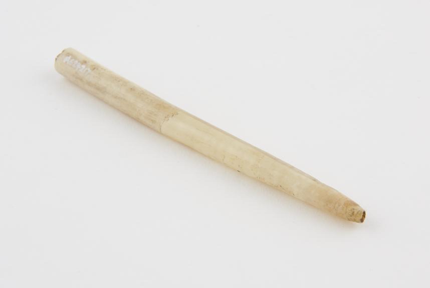 Quill, part of enema tune(?), Indian, 1801-1930