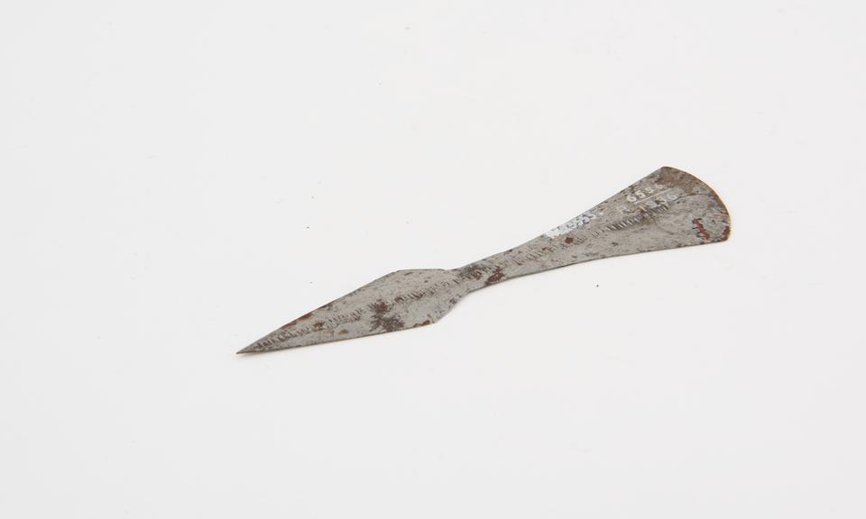 Double headed razor, steel, from East Africa, 1801-1930