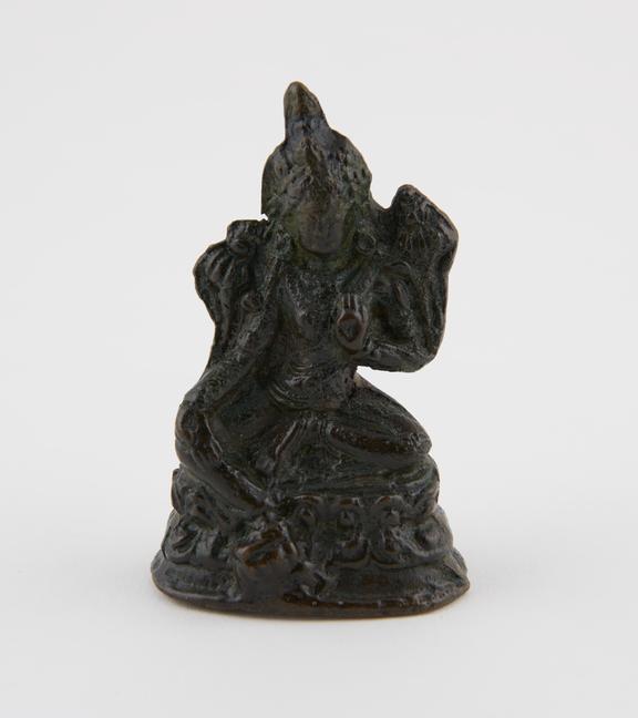 Bronze buddhist statue of the green Tara, Tibetan ?, 1701-1900