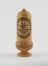 Small cone shaped menthol stone contained in boxwood elongated