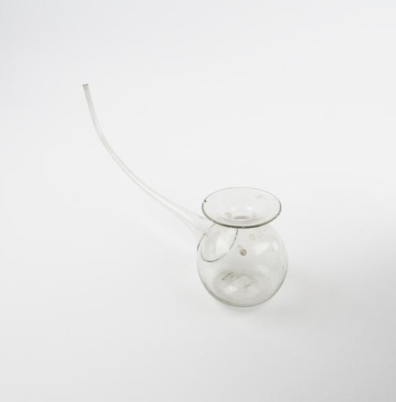 Glass breast reliever, Italian, probably 18th century