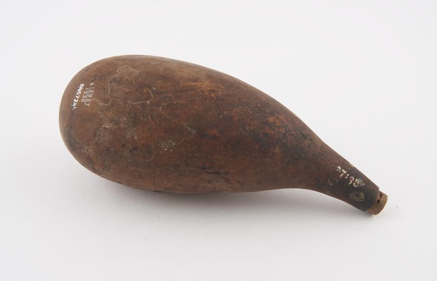 Gourd container with cork stopper