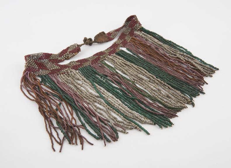 Veil, beaded, Tutsi, Rwanda, 1880-1930