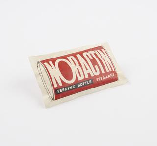 Paper sachet of Nobactin sterilant
