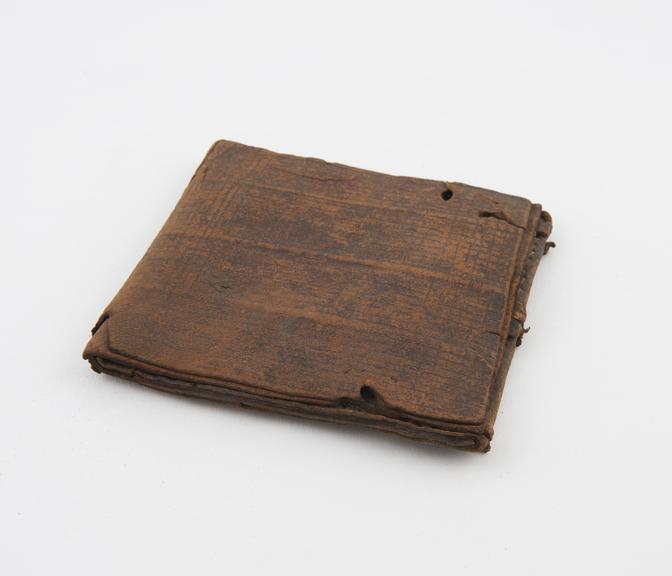 Wallet, leather, taken from a prisoner at Omdurman, 1902