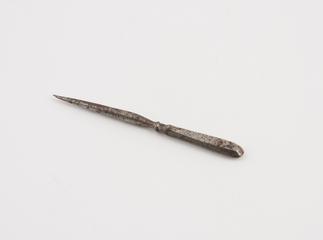Steel instrument, pointed end