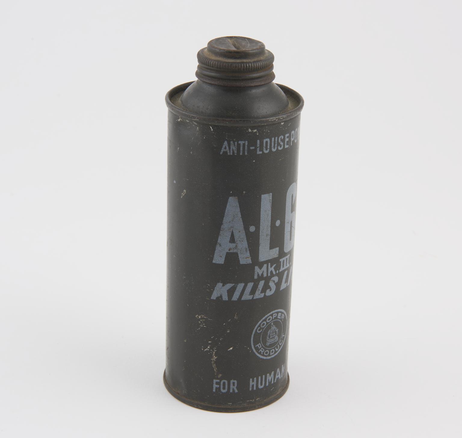 Anti-louse powder, England, 1939-1945