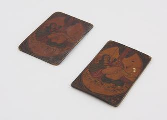 Playing cards showing male and female copulating