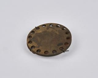 Circular component, relating to White steam car, 1907