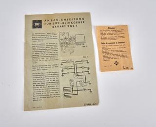 Two information leaflets