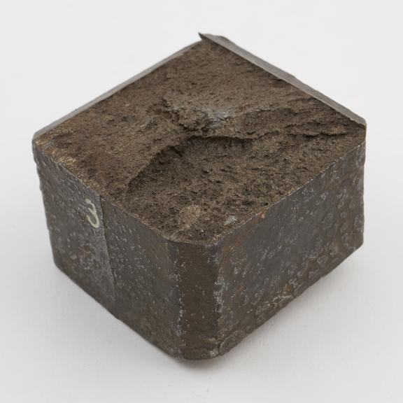 Manganese steel ingot fracture, 0.83% Mn, 1882-1884