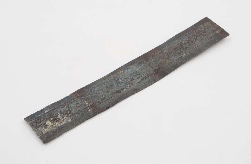 Six-inch strip showing pattern