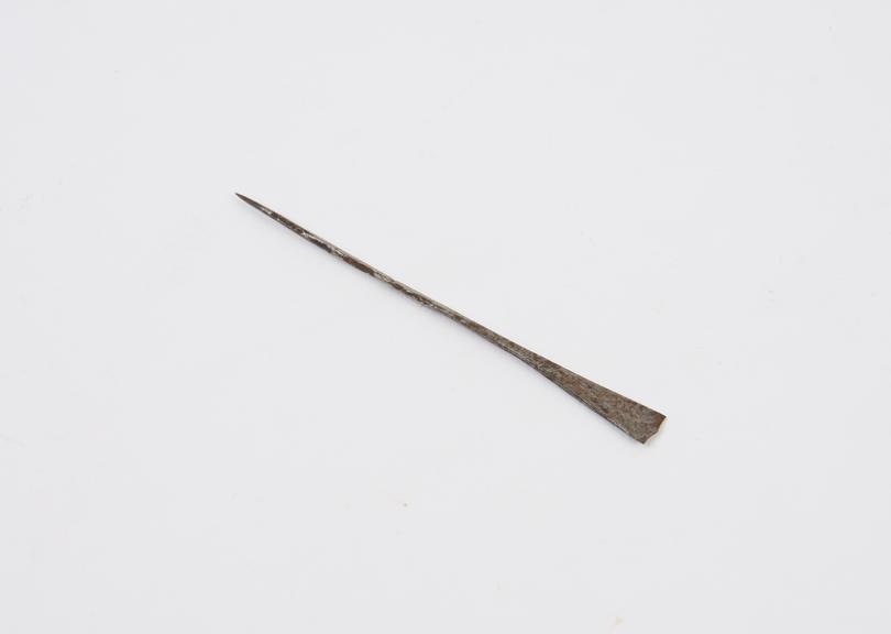 Combined spatula(?) and probe, steel, from Nyasaland, African