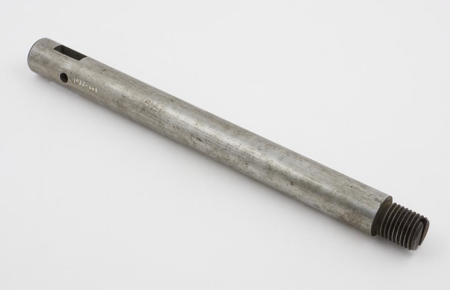 Specimen illustrating Sherardizing process: one steel piston rod