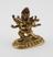 Gilt brass buddhist statue of Mahakala, Tibetan, 1701-1800