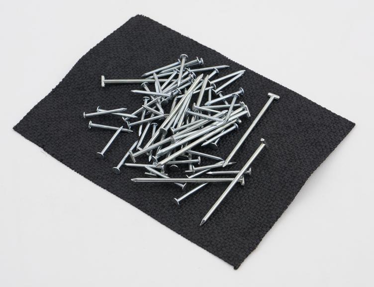 Wire nails with zinc plated finish, c. 1980