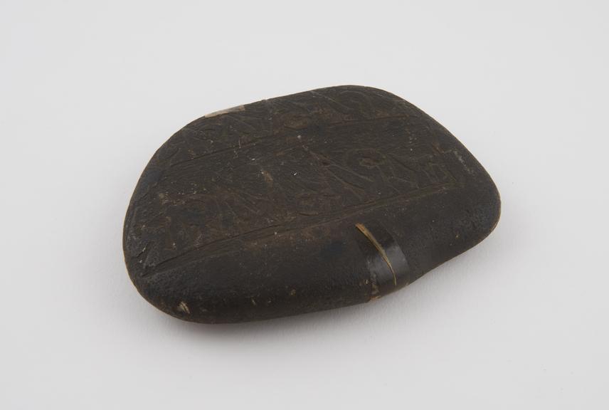 Stone manistone, used to mark holy sites, Tibetan, date unknown