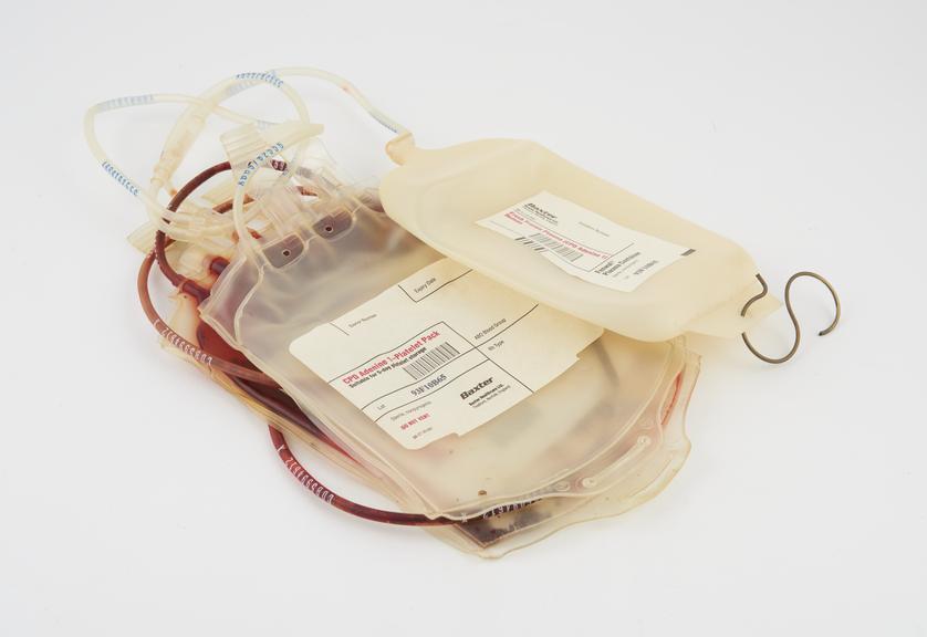 Fenwal triple blood pack for storage of whole blood used in