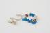 Amuletic beads, 1 large ovoid white bead, 1 resembling an eye
