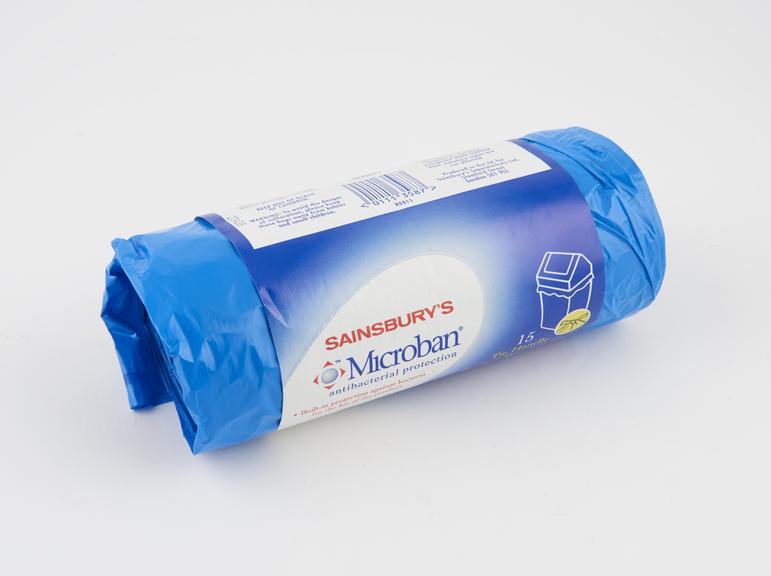 Microban' swing bin liners containing antibacterial agent