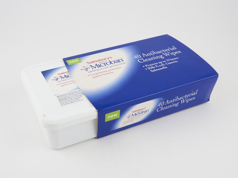 "Microban" antibacterial wipes