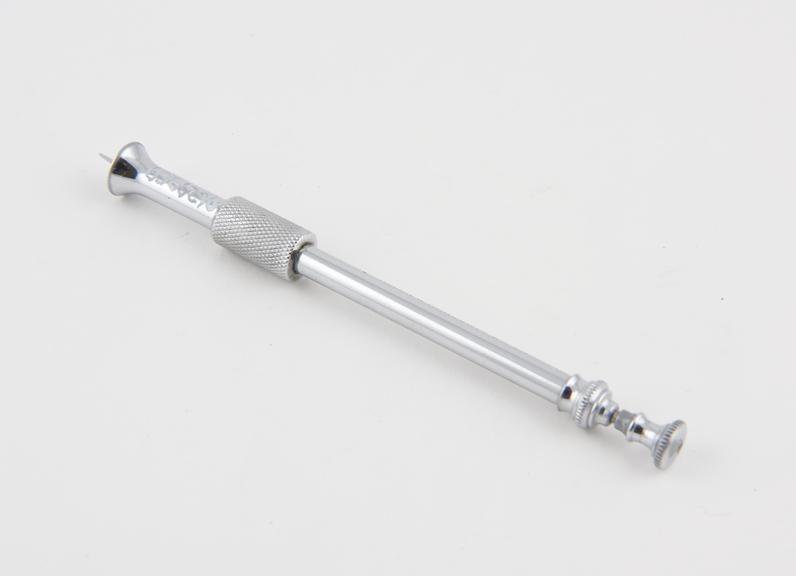 Vaccinator, stainless steel, by Allen and Hanburys of Lanondon