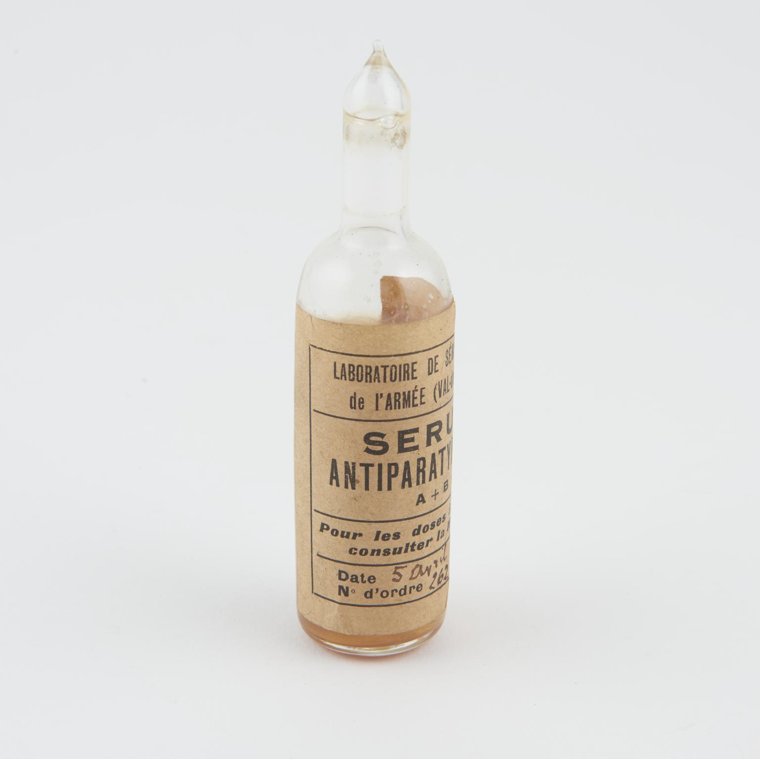 Ampoule of Typhoid, 1915