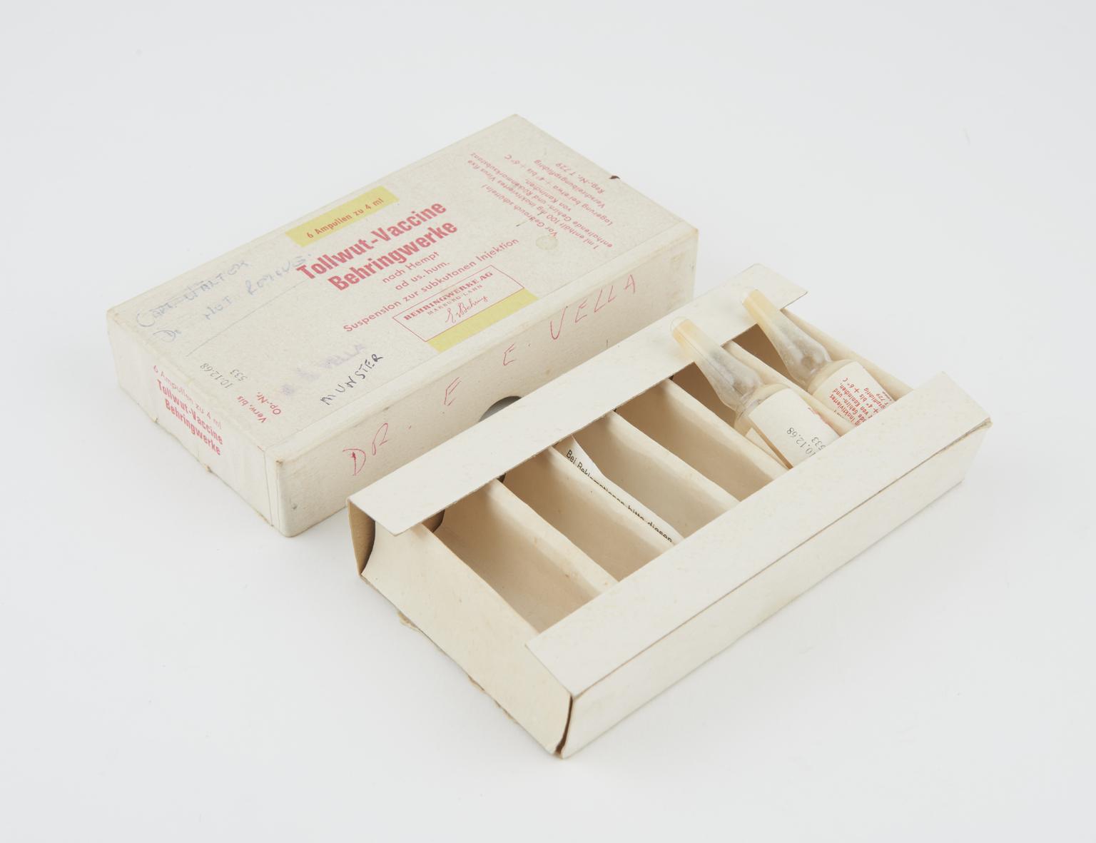 Mus Med Rabies Human rabies vaccine | Science Museum Group Collection
