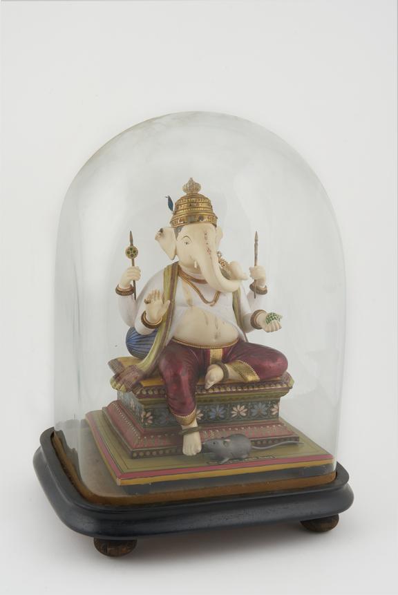 Papier mache(?) statue of Ganesh