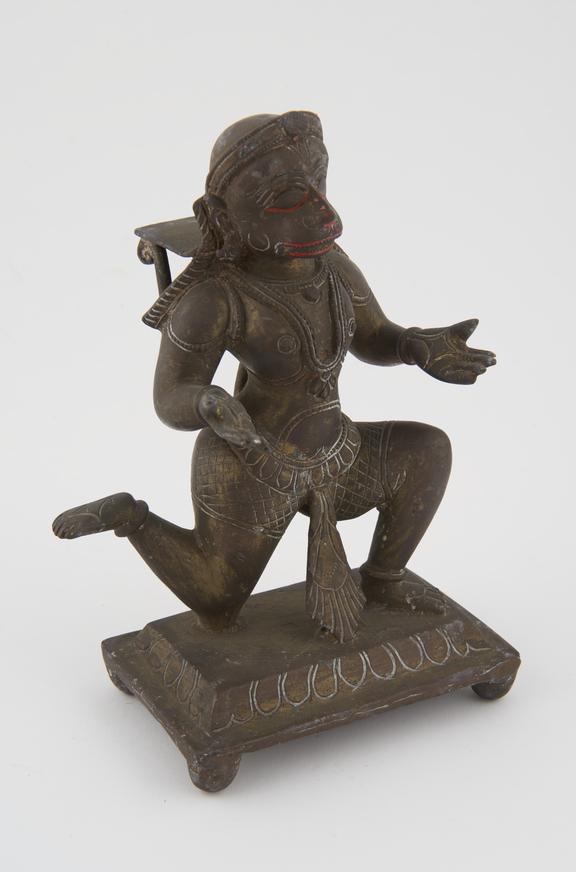 Bronze statue of Hanuman, the monkey warrior, East(?) India