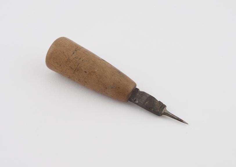 Iron spike with wooden handle, Algerian, 1701-1925