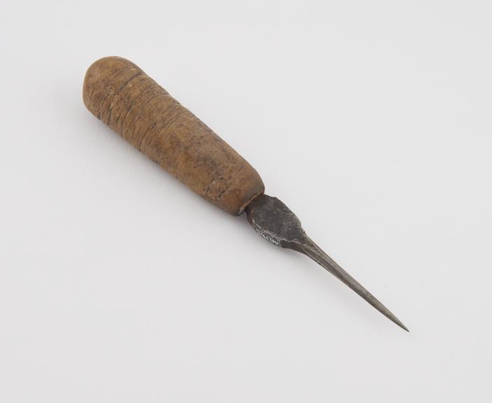 Iron spike with wooden handle, Algerian, 1701-1900