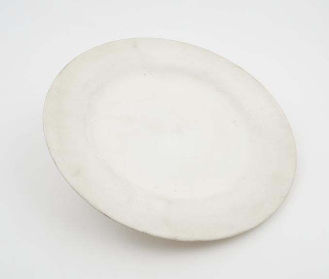 Bone china bisque plate