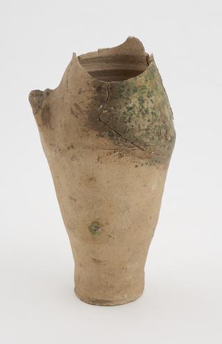 Fragment of medieval pottery jug