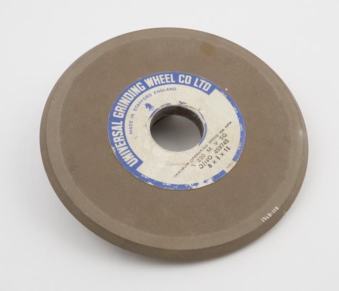 Small deep-cutting wheel, c. 1968