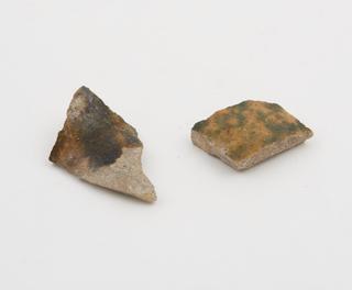 Two fragments of medieval pottery from Cheam