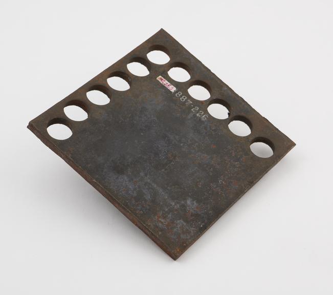 Specimen of steel produced by the Basic or Thomas-Gilchrist