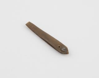 Steel lancet in bone sheath, India, 1800-1899
