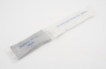Aluminium 201 alloy-80wt% powder, plus Safil ceramic fibre-80wt% powder