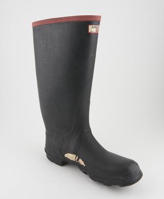 Wellington boot, part of a pair