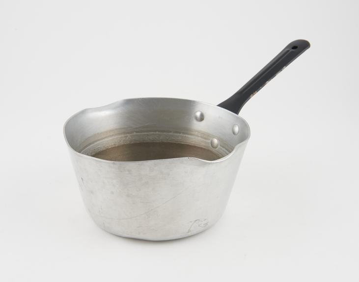 Small aluminium saucepan