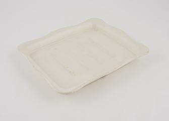 Ceramic cheese dish base, from Common Cold Unit