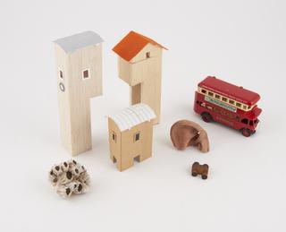 Fragments from scale model of Bromley By Bow Centre - a healthy living centre