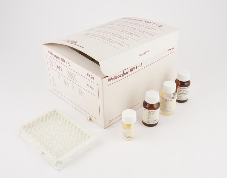 `Wellcozyme HIV 1+2' enzyme immunoassay kit, type VK54