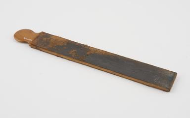 Razor strop, leather covered