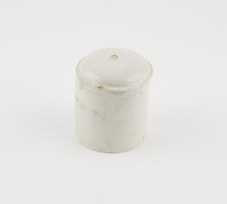 One earthenware pot with lid
