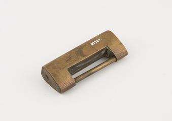 Padlock, oblong, Chinese