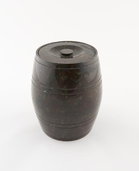 Stone tobacco jar, made of granite