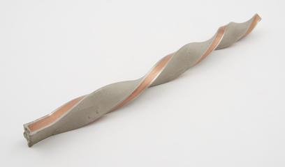 Specimen illustrating thick nickel deposits on metallic bases